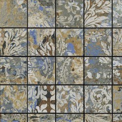 Модерни плочки за банята с размери 5 x 5 см. CARPET VESTIGE NAT MOSAI